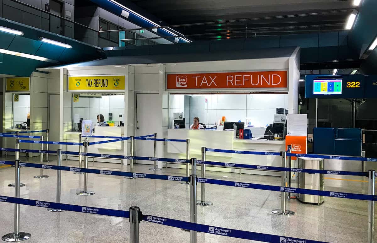 Tax Refund Rome Airport